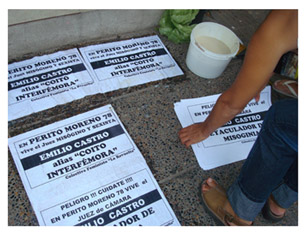 Escrache jueces Andrada y Castro